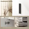 Armoire HOMCOM, armoire polyvalente à 2 portes avec tringle Voir les images du produit 5