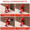 Tragbarer Alarm-Türstopper,Türkontaktalarm kabellos,80 Produktbild-Vorschau 6