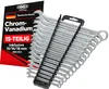 FAMEX 10355-15 Ringmaulschlüssel Satz - Gabelringschlüssel Produktbild-Vorschau 1