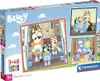 Clementoni Jigsaw Puzzle Super Colour Square Bluey, Podgląd zdjęcia produktu 2