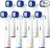 8 Stück Aufsteckbürsten Kompatibel mit Braun Oral B Produktbild-Vorschau 1