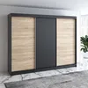 Schwebetürenschrank MERO 3-türig Schrank 200 cm  mit Produktbild-Vorschau 1