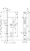 Rohrrahmen-Schiebetorschloss 8331 PZW 35mm AMF Produktbild-Vorschau 1