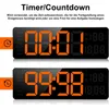 MODFU Digitale Wanduhr, USB-Wanduhr mit großem Display, Produktbild-Vorschau 7