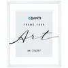 A white picture frame with a white mat, displaying text and a graphic. Anteprima dell’immagine prodotto