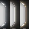 Specchio Led Rea Ovl 50X100cm Black Anteprima dell’immagine prodotto 5