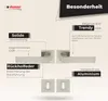DOMINO Türgriff Drückergarnitur BB-Buntbart Set | mit Produktbild-Vorschau 7