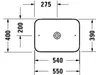 Duravit DU Aufsatzbecken Cape Cod 550mm Weiß o.Überlauf, Produktbild-Vorschau 2