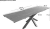 Baumkantentisch 160 (260) x 90 cm Jannik, Akazienholz Produktbild-Vorschau 2