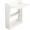A white bookshelf with a fold-out desk. Podgląd zdjęcia produktu
