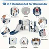 COSTWAY, scivolo pieghevole per bambini, modello 10-in-1, Anteprima dell’immagine prodotto 3