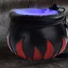 Hexenkessel, Nebelmaschine mit 12 LEDs, für den Spukgarten Produktbild-Vorschau 9