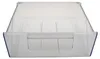 A clear plastic drawer for a refrigerator or freezer. Produktbild-Vorschau