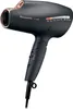 A black Panasonic hair dryer with rose gold accents is shown against a white background. Anteprima dell’immagine prodotto