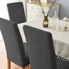 Potah na židli – tmavě šedý, s vzorem Jacquard – Náhled obrázku produktu 11