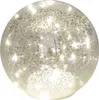 LED vánoční skleněná koule – zlatá, 15 cm, 3x AA, vnitřní, teplá bílá, časovač Anteprima dell’immagine prodotto