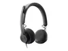 A black Logitech headset is shown against a white background. Anteprima dell’immagine prodotto