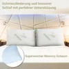 Memory Kopfkissen Bambo Kissen Bettkissen Nackenkissen Produktbild-Vorschau 2