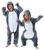Piżama Onesie Kigurumi Kostium Przebranie Ciemno Niebieski Podgląd zdjęcia produktu 1
