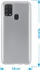 PhoneNatic Case kompatibel mit Samsung Galaxy M31 - Crystal Produktbild-Vorschau 2