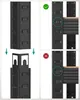 An illustration showing how to assemble a shelf unit. Produktbild-Vorschau