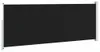 Vidaxl Garden Bildschirm ausziehbar 180 x 500 cm Schwarz Voir les images du produit 1