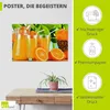 ARTland Poster Gesunder Orangensaft Größe: 30x20 cm Produktbild-Vorschau 2