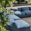 Canapé d'angle modulable 8 places bleu pacific - Oviala Voir les images du produit 6