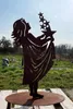 Gartenfigur Sterntaler Mädchen fängt Sterne 64cm auf Platte Produktbild-Vorschau 3