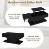 MODFU Table Basse Relevable, Table de Salon avec Plateau Voir les images du produit 9