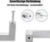 Schrankgriffe,10 Stück Möbelgriff Silber Produktbild-Vorschau 3