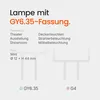 Osram GY6.35 Halogen Stecklampe 50W 910lm 2950K 12V Produktbild-Vorschau 4