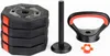 Komposit Hantel Kettlebell Liegestützgerät 10 KG (4X2,5KG) Produktbild-Vorschau 2