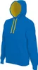 Kariban Herren-kapuzensweatshirt bicolor Produktbild-Vorschau 2