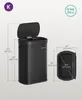 Odpadkový koš se senzorem, automatický odpadkový koš 50 l, Náhled obrázku produktu 2