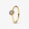 Dámský prsten Halo se zirkoniemi, PANDORA Timeless, IP Gold Náhled obrázku produktu 5