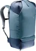 A studio shot of a blue Deuter backpack. Voir les images du produit