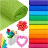 Krepppapier 50x200 Cm Set 10 Farben – Dekoratives Produktbild-Vorschau 2
