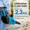 18V akumulátorový foukač listí (5200 mAh) s 850W Náhled obrázku produktu 14