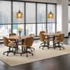 Tribesigns : bureau rond, 100 cm, 2 à 4 personnes, table de Voir les images du produit 8