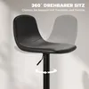Lot de 2 tabourets de bar HOMCOM, revêtement en similicuir, Voir les images du produit 5