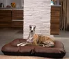 4L Textil ELLA Hundebett Leder Optik Hundekissen Kunstleder Produktbild-Vorschau 3