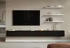Selsey Veldio - Mobiletto TV sospeso con frontali rigati, Anteprima dell’immagine prodotto 1