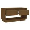 vidaXL TV-Schrank Honigbraun 74x34x40 cm Massivholz Kiefer Produktbild-Vorschau 4