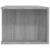 vidaXL TV skříňka s LED světly Grey Sonoma 135x39x30 cm Náhled obrázku produktu 4