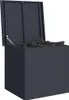 vidaXL Außenlagerbox Anthrazit 55 x 50,5 x 50 cm Stahl Produktbild-Vorschau 3