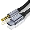 REAGLE 1m USB-C auf 3,5mm Klinkenstecker AUX Audiokabel mit Produktbild-Vorschau 1