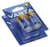 Two blister packs of Varta C batteries are stacked on top of each other, with the top pack angled. Produktbild-Vorschau