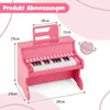 COSTWAY 25 Tasten Keyboard Kinder, Kinderklavier mit Produktbild-Vorschau 3