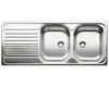 Évier en acier inoxydable Blanco Blanco Tipo 50 x 121 cm Voir les images du produit 1